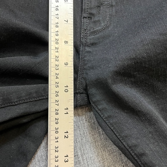 Mother Insider Crop Step Fray Not Guilty Jeans - Women's Size 29 - Black - Picture 11 of 13